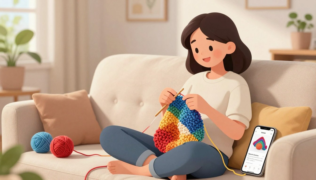 Aprenda a fazer crochê com aplicativo gratuito