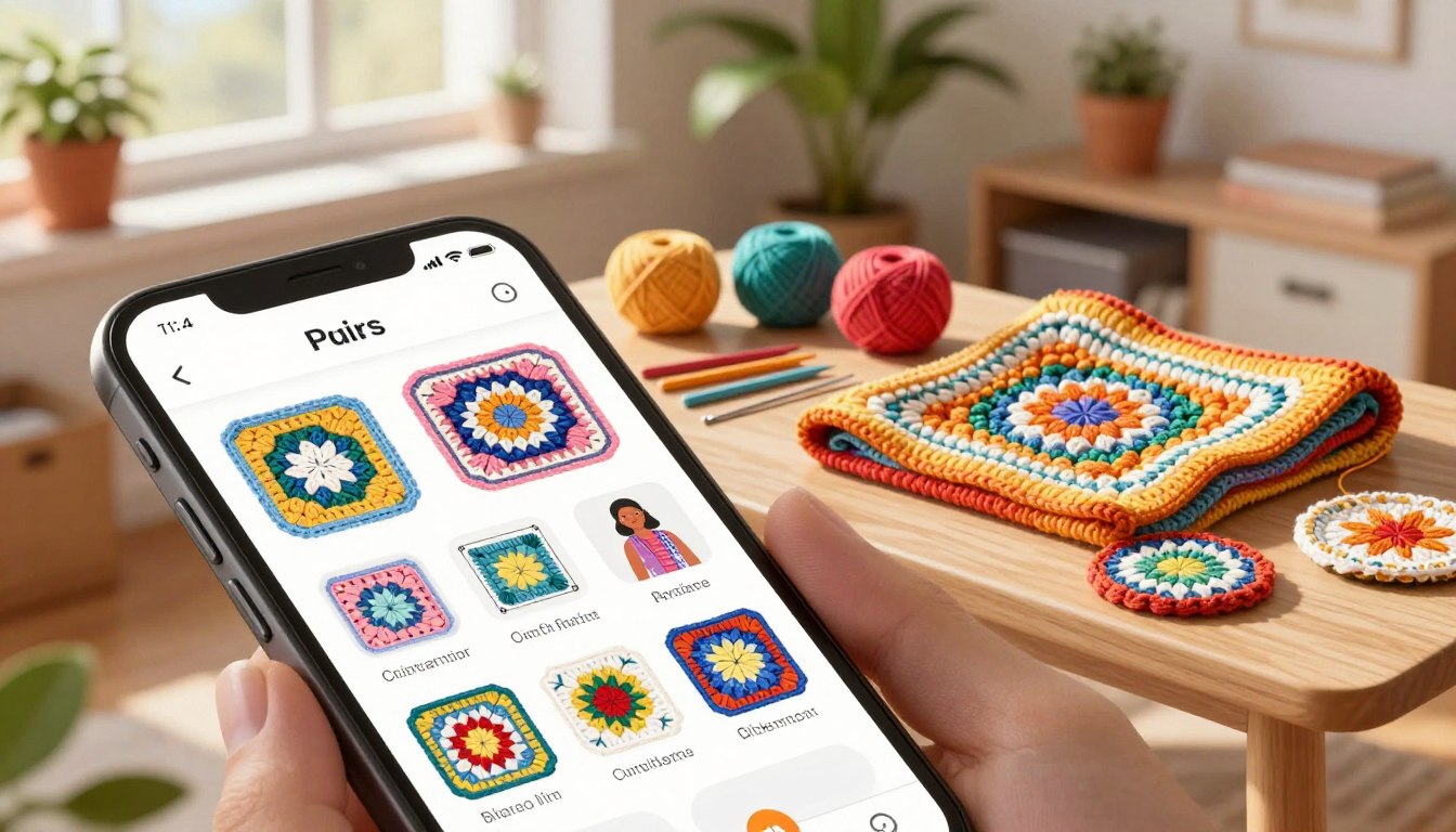 Aplicativo gratuito para fazer crochê do zero no celular