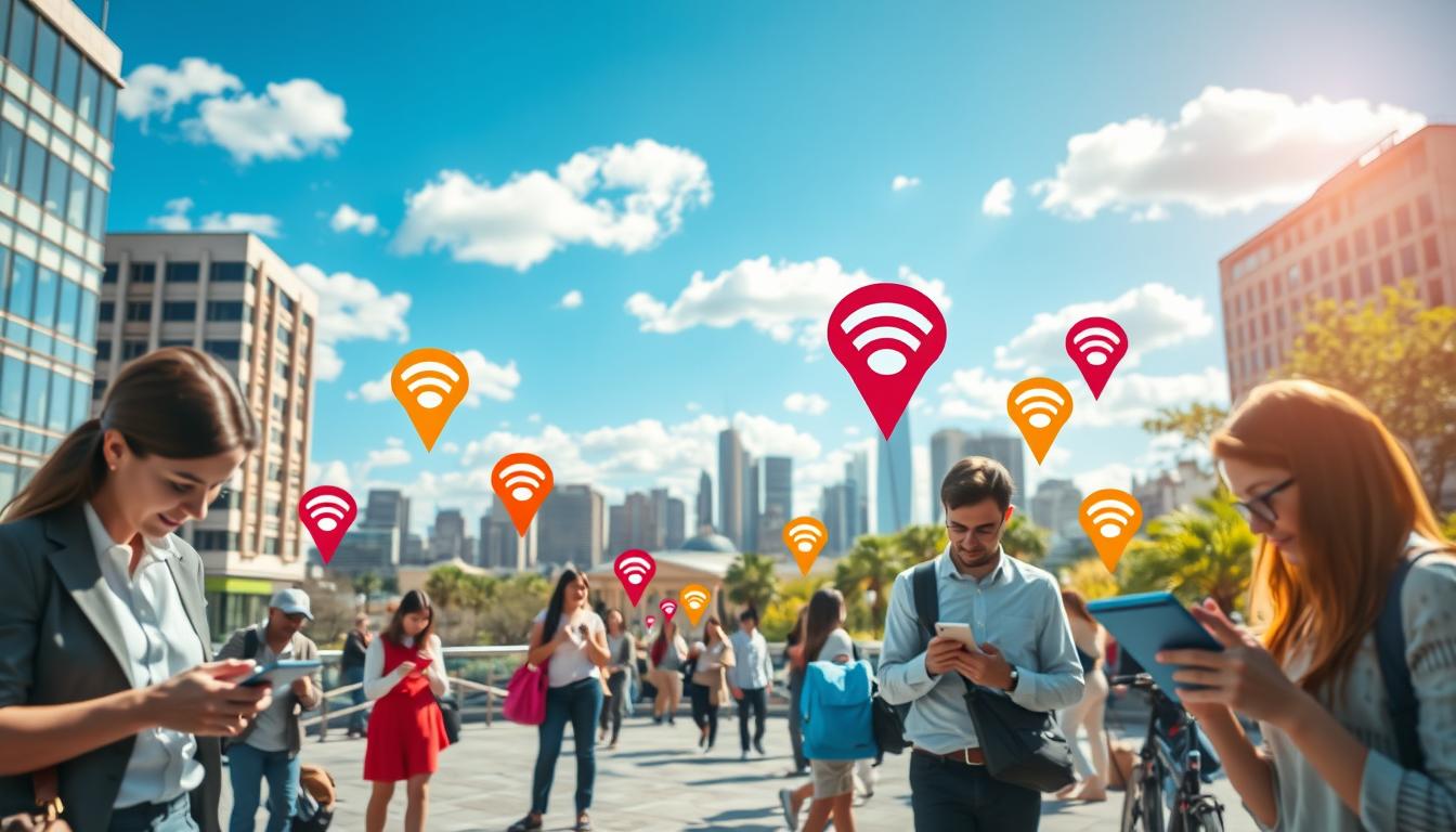 mapas de Wi-Fi gratuito