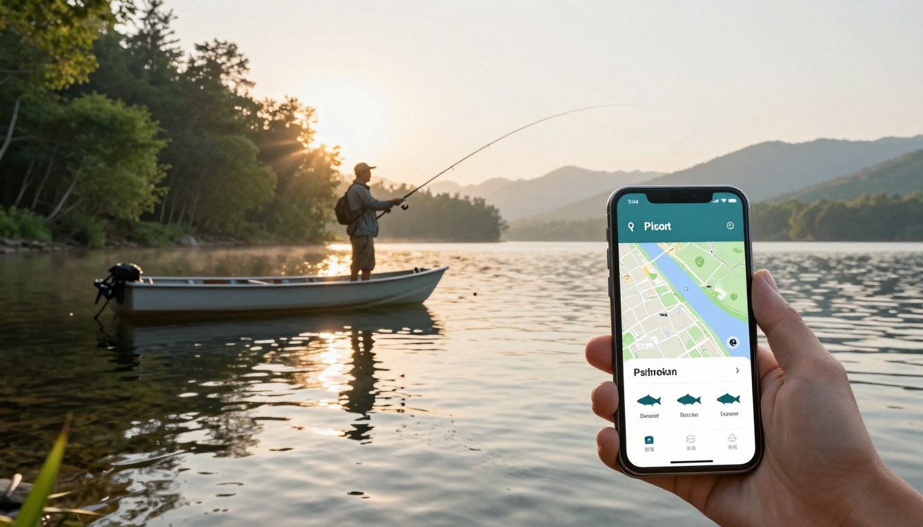 pesca para encontrar peixes