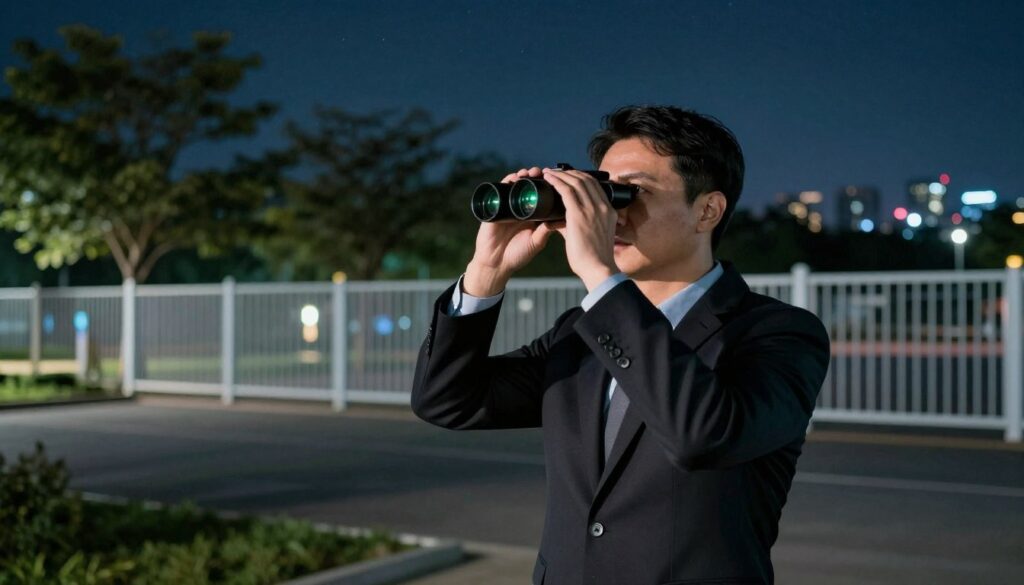 segurança com visão noturna segurança com visão noturna