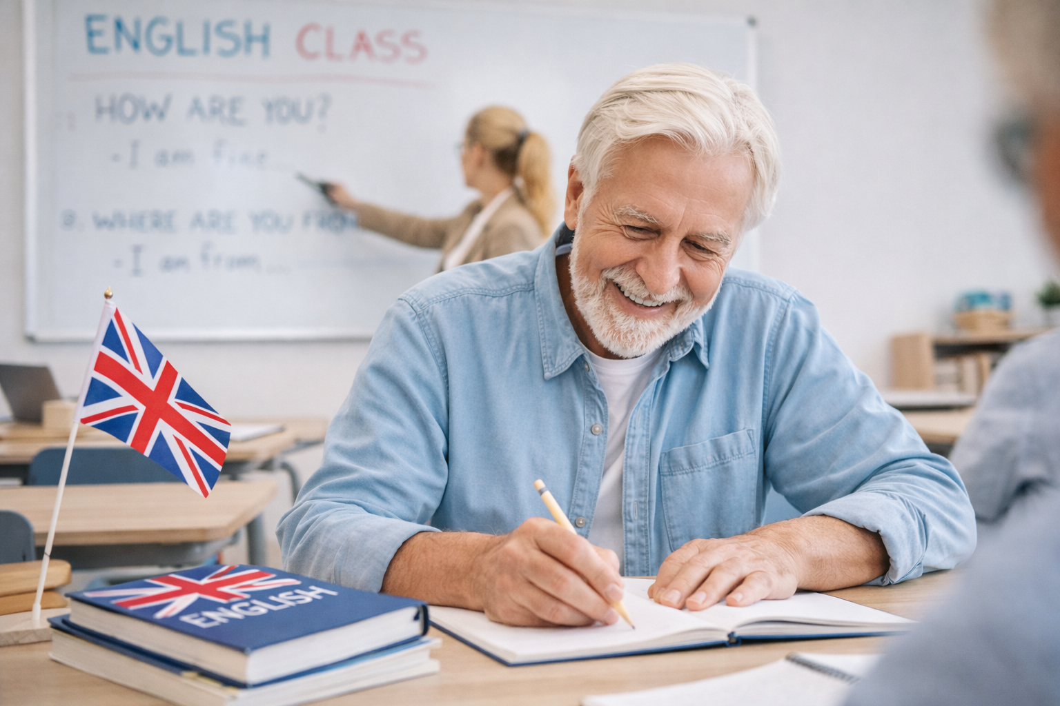 Aprender inglês depois dos 50 anos com o celular: Veja como!