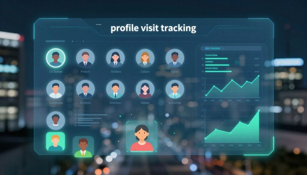 rastrear visualizações de perfil