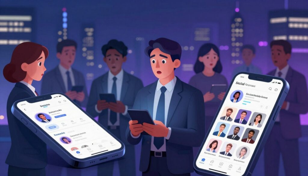 visualizações de perfil