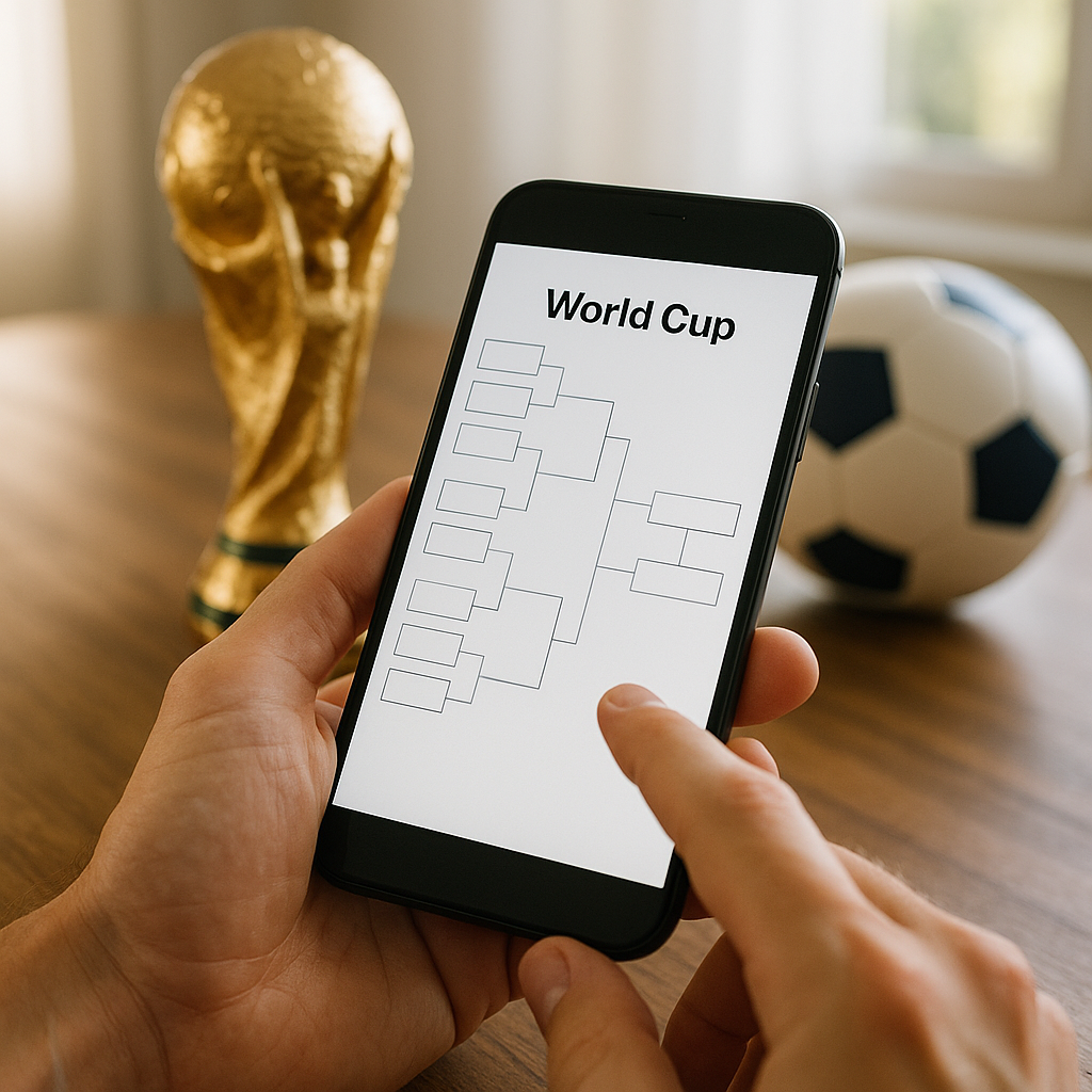 Como simular chaveamentos da Copa pelo celular