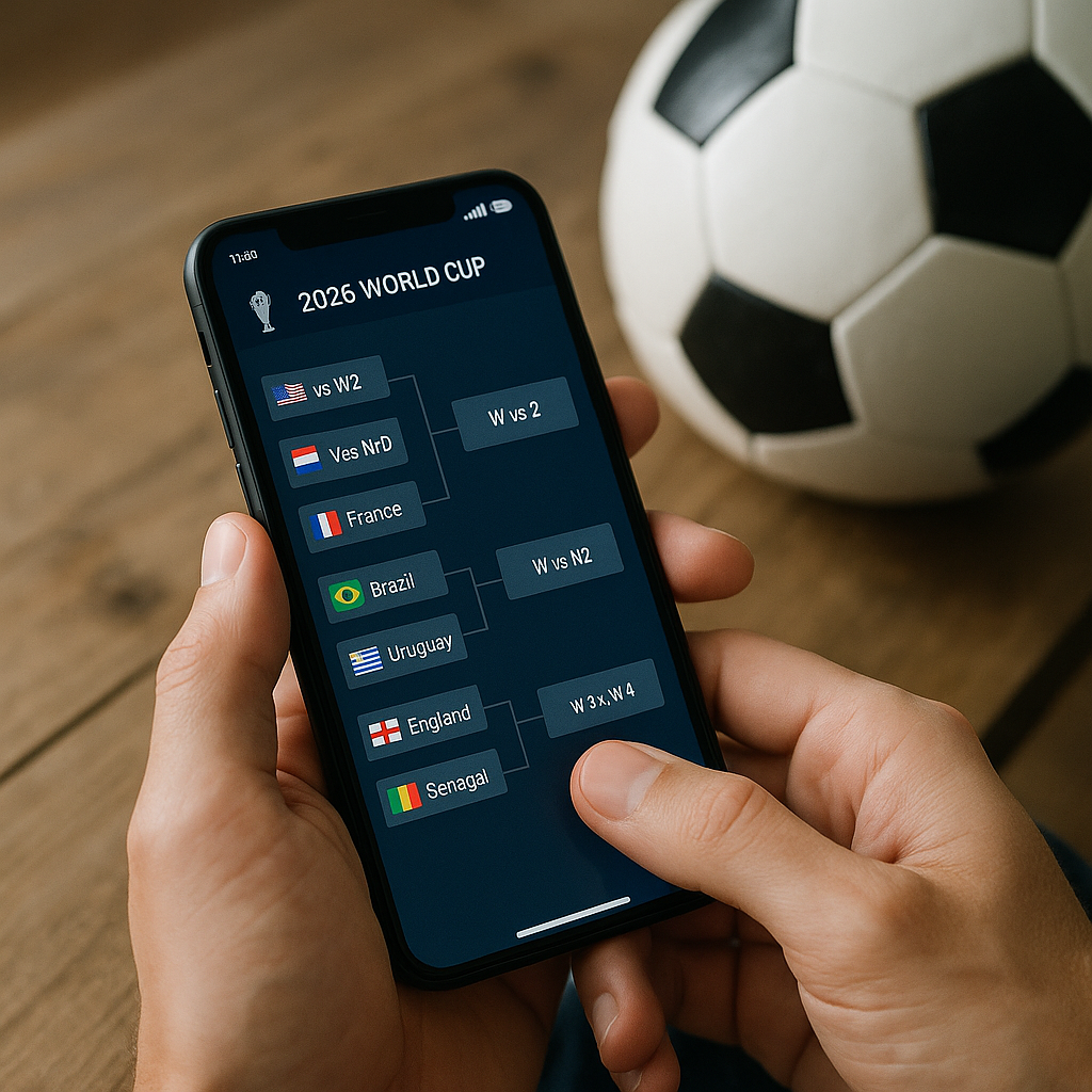 Apps para descobrir possíveis duelos da Copa do Mundo 2026