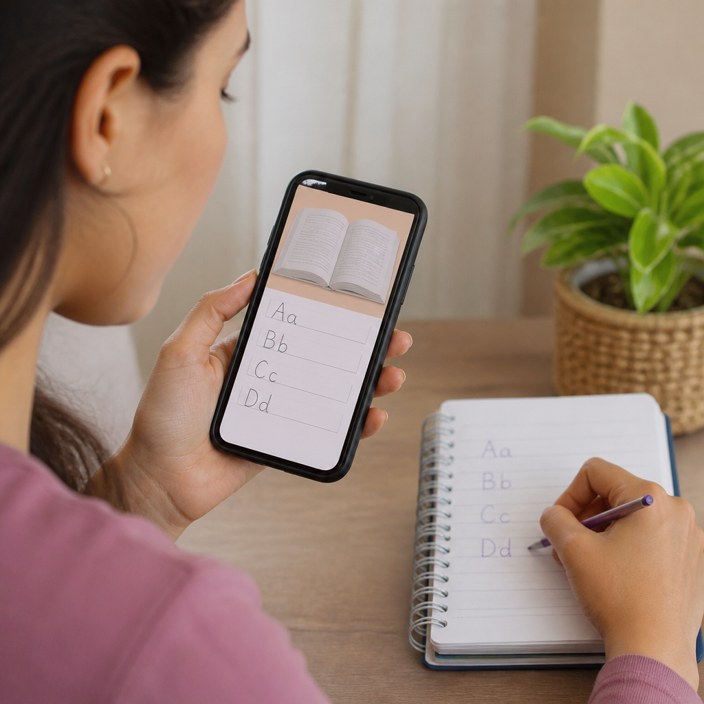 Método simples para aprender a ler e escrever pelo celular em casa