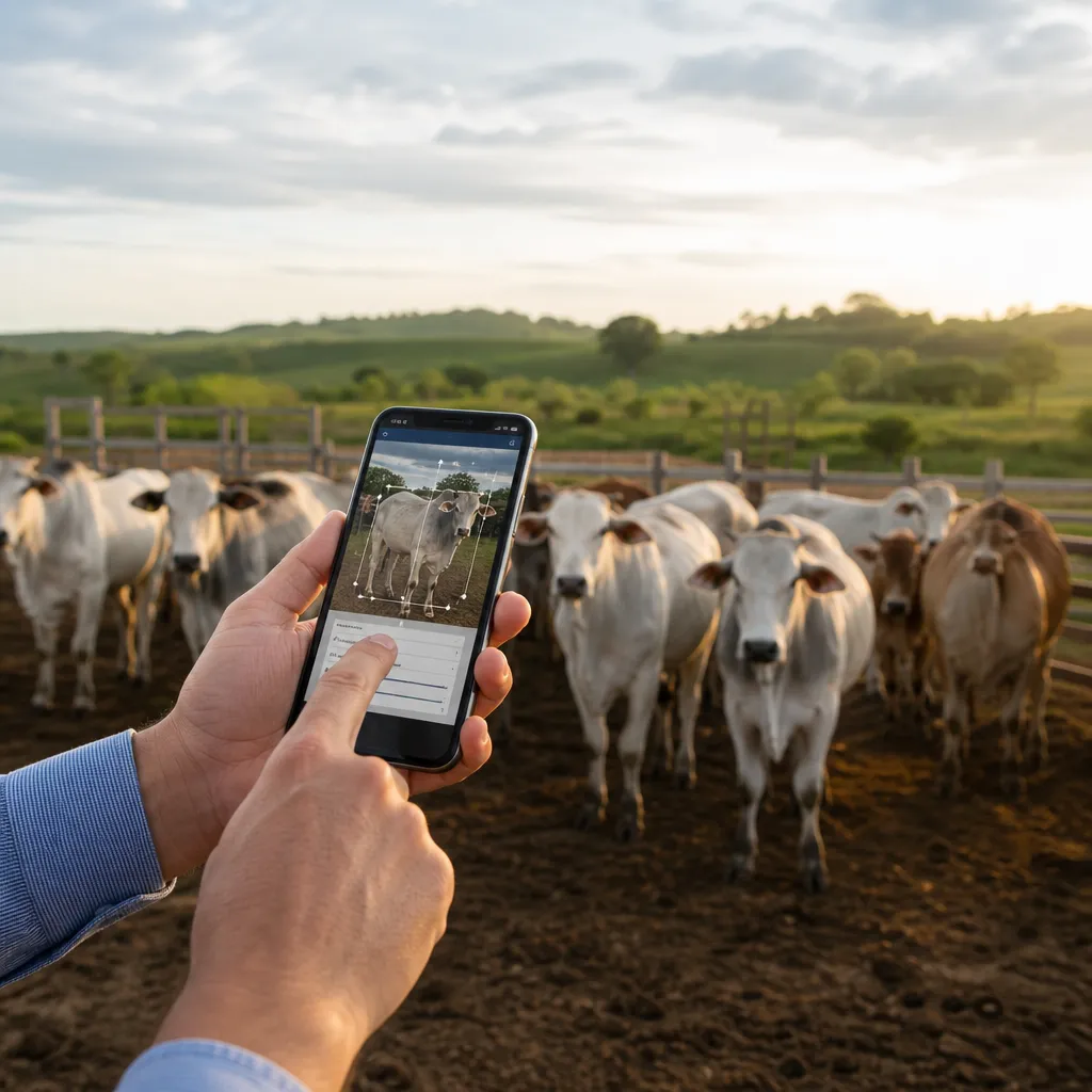 Balança de Gado no Celular: Estime Peso